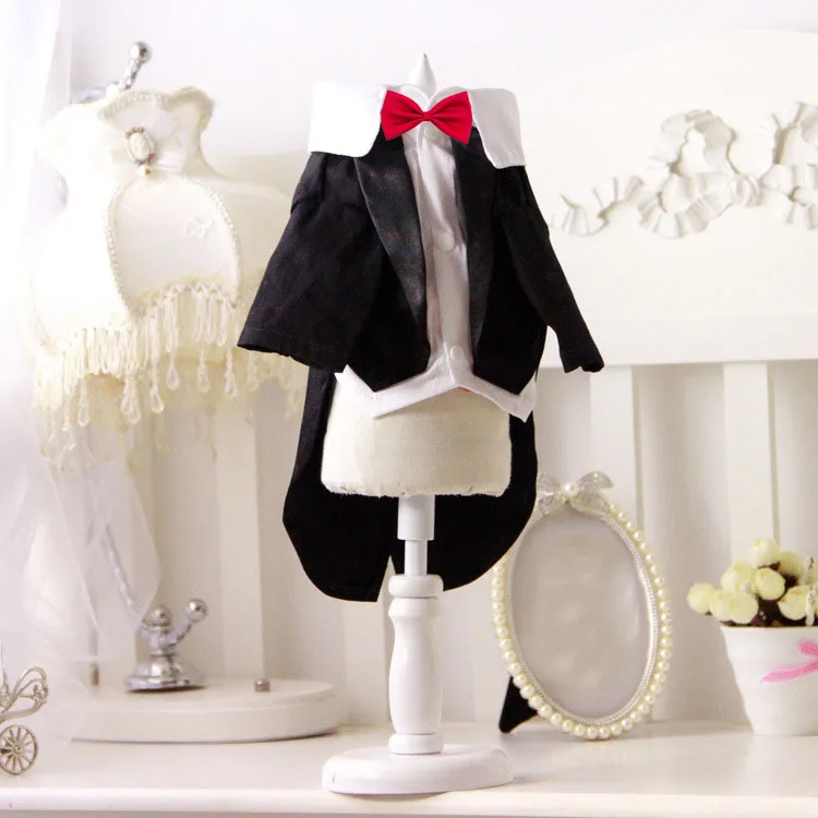Pet Male Dog Cat Wedding Dress Boy Tuxedo Suits Puppy And Kitten Clothes Party Costume For Dachshund Shih Tzu |