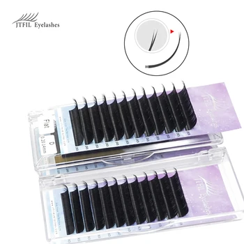 

JTFIL False Mink Eyelashes 0.15/0.20 Flat Lashes Individual Eyelash Extension Volume Eyelash Extensions Ellipse Natural Spl