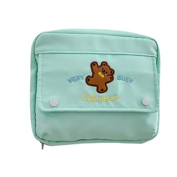 

Large Capacity Nylon Pencil Case Stationery Pouch Bag Cosmetic Makeup Organizer