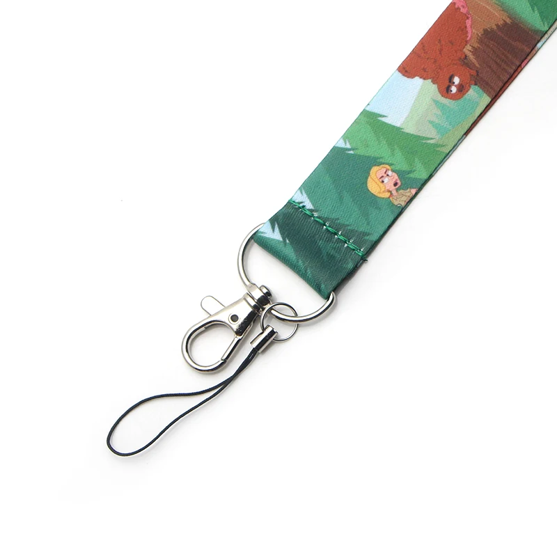 PC1082 20 шт./лот аниме Brickleberry шейный ремень Lanyards ID бейдж карта веревка цепочка ожерелье телефон Тренажерный зал ожерелье подарок