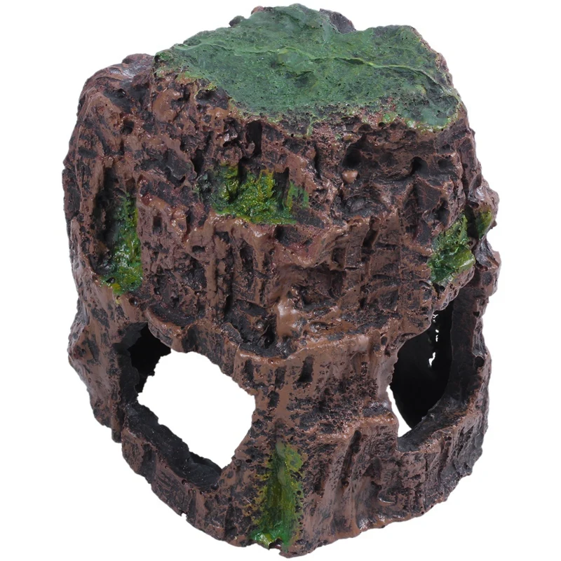 Aquarium Decoration Rock Cottage Cave Stone Hidden For Fish Tank | Дом и сад