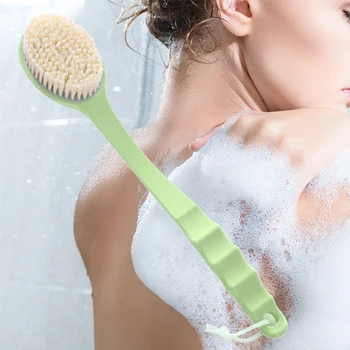 

Bath Brush Back Body Bath Shower Sponge Scrubber Brushes with Handle Exfoliating Scrub Skin Massager Exfoliation Bathroom Brush