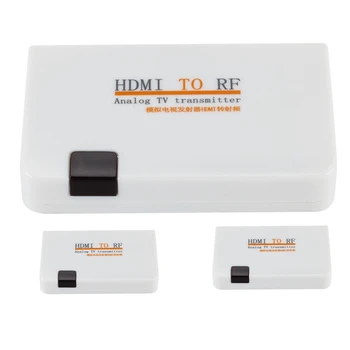 

HDMI to RF Coaxial Converter Box with Remote Control HDMI to TV HDMI Turn Closed Circuit