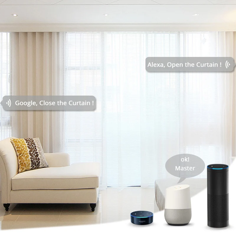 Wifi умные шторы с автоматическим приводом система трека моторизованная умная жизнь приложение дистанционное управление работает с Amazon Alexa Echo Google Home