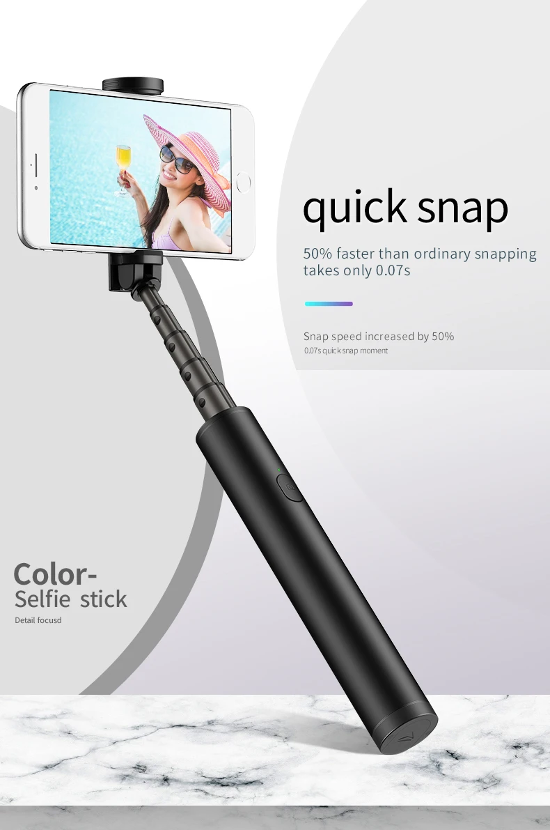 KYCXD Bluetooth селфи палка для мобильного телефона android/ios Универсальный металлический Цельный портативный селфи мини пульт дистанционного управления