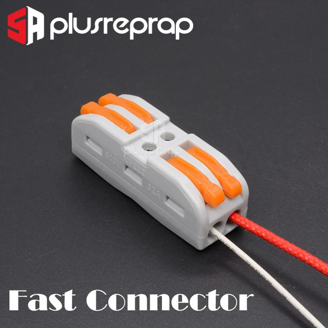 

3D Printer Parts Super Wire Connection Fast Connector for Ceramic Cartridge Heater Heating Tube Thermistor 100k ntc 3950 hotend