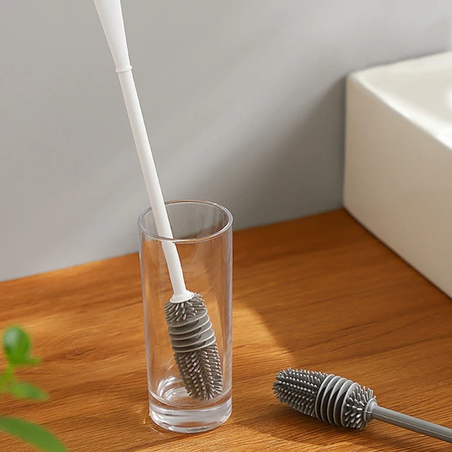 Brosse de nettoyage de bouteille en silicone  Brosse de nettoyage pour  bébé-Bouteille en silicone-Aliexpress