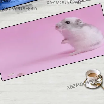 

XGZ Animal Large Mouse Pad Precision Lock Edge Squirrel Hamster Table Mat Rubber Stripe Non-slip Washable Multi-size Custom