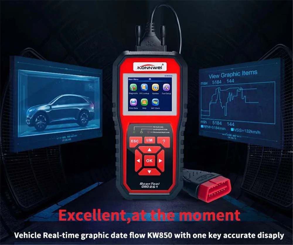 OBD OBD2 AL519 NT301 Автомобильный сканер считыватель кодов неисправностей с многоязычным ODB2 автомобильный диагностический инструмент автоматический сканер