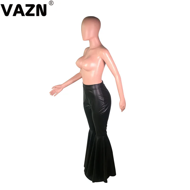 VAZN, английский стиль, Осенние сексуальные, для ночного клуба, высокое качество, элегантные, модные, для девушек, полная длина, одноцветные, обтягивающие, для девушек, широкие штаны