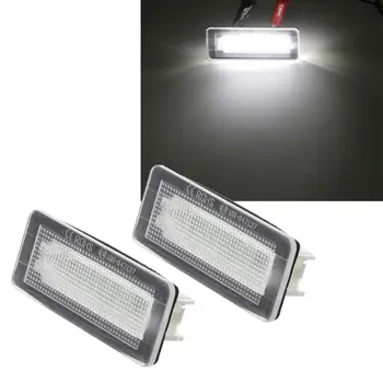 

2x 18 SMD LED License Plate Number Light Lamp Error Free For Benz Smart Fortwo Coupe Convertible 450 451 W450 W453 57BA