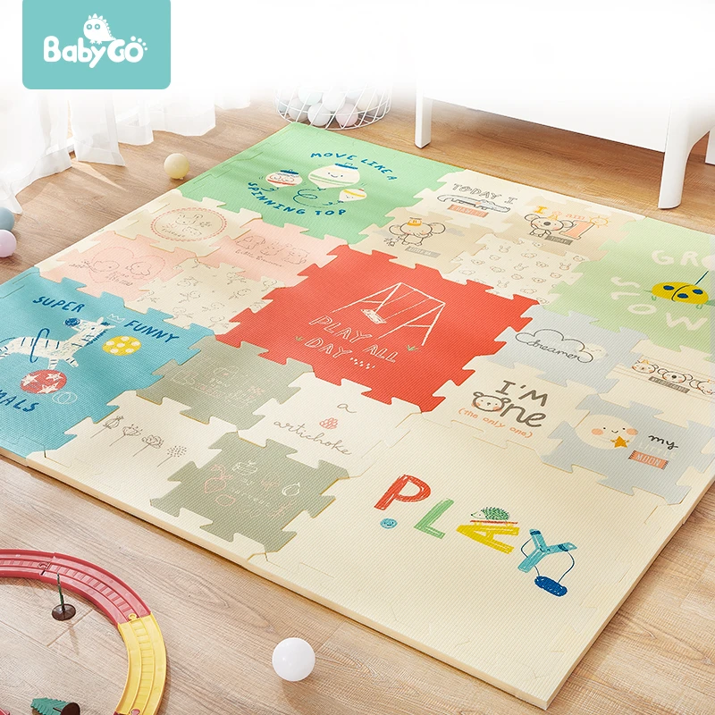 Babygo Tapis Puzzle Pour Enfants Jeu Pour Bebes Epais Et Impermeable En Mousse Xpe Matelas Pour Ramper Dans Le Salon Activites Pour Bambins Epaisseur De 2cm Aliexpress Jeux Et Loisirs