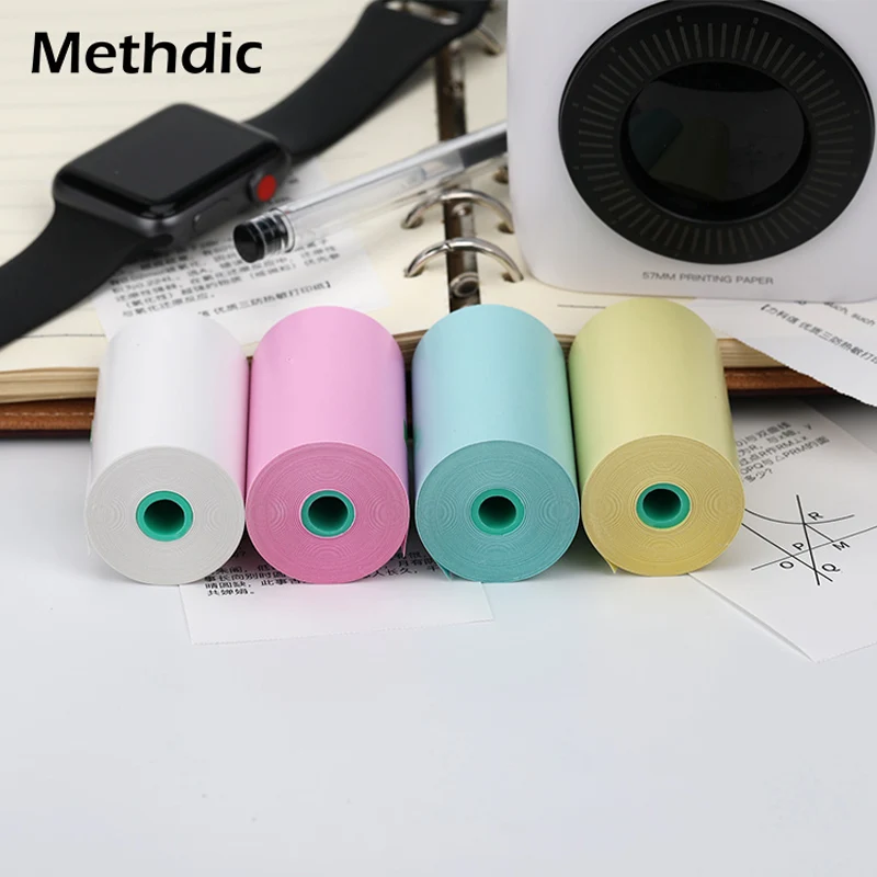 

4Pcs/Set Colorful Thermal Printing Paper 10 Meters for Small Pos Machine