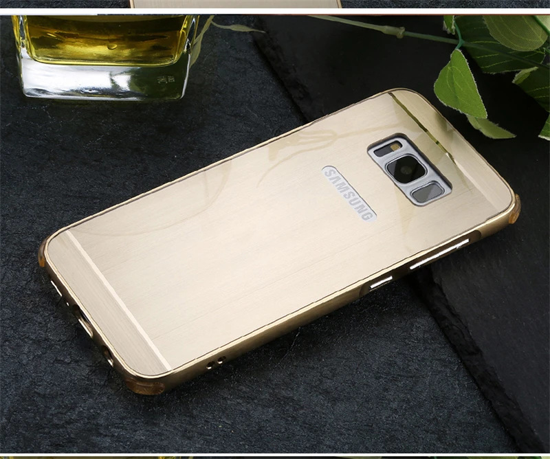 Nohon для samsung Galaxy S8 Plus чехол противоударный металлический Алюминиевая Матовая рамка PC задняя крышка для Galaxy S8 S8 Plus S8+ чехол Coque