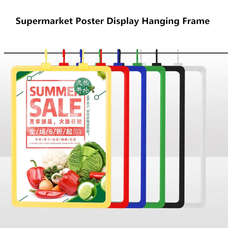 

2 Pieces A4 Letter Size Plastic Picture Photo Poster Frame Certificate Sign Artwork Art Print Wall Hanging Display Frame