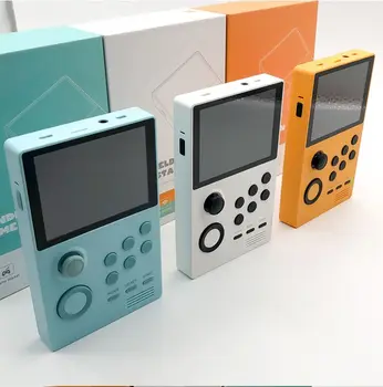 

POWKIDDY retro moonlight treasure box nostalgic handheld youth version IPS screen built-in 3000 games 30 3D games WiFi download