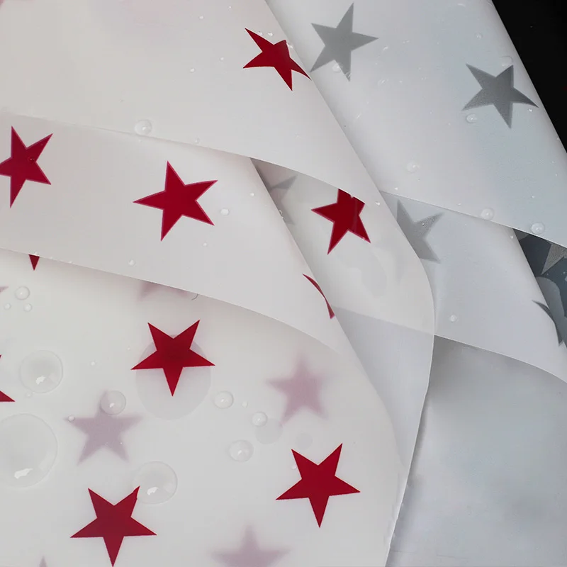20pcs Fashion Caramel Film Wrapping Paper Waterproof Bouquet Wrapping Paper Flowers Packaging Materials Florist Materials