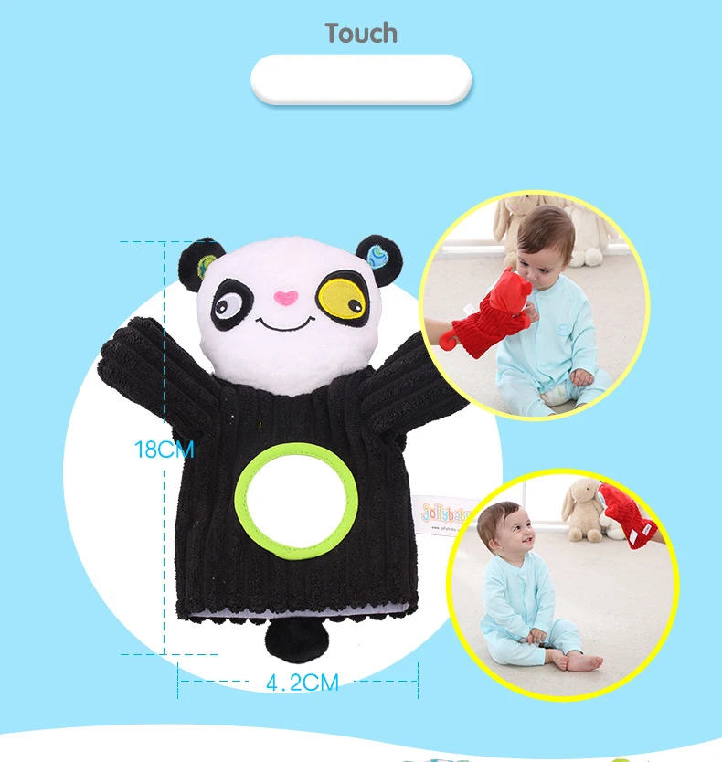 Jollybaby Happyybaby марионетки-животные раннего обучения просвещение игрушки родителей игра мягкие игрушки куклы для театра марионеток перчатки для детей