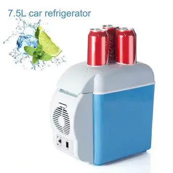 

12V 7.5L Car Refrigerator Freezer Mini Portable Multi-Function Dual-Use Cooler Warmer Thermoelectric Electric Fridge Compressor