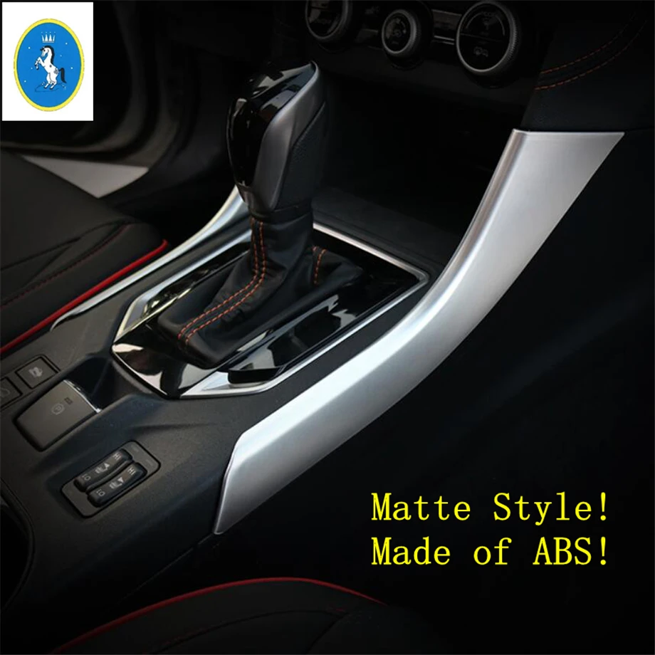 Yimaautotrim авто аксессуар центр управления шестерней панель переключения передач полоса крышка отделка Подходит для Subaru XV Crosstrek