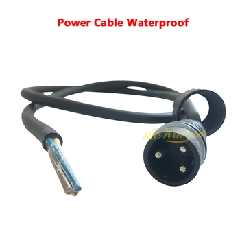 

4pcs Power Cable Waterproof Single Plug 1meter for Stage Lighting Waterproof LED Light AC Power Cable Female Male Plug
