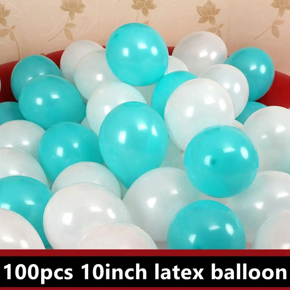 Latex Balloons 7 CHZLL, 100 шт, 10 дюймов, уплотненные жемчужные латексные шары, воздушные круглые шары, аксессуары, Детские воздушные шары на день рождения, разноцветные жемчужные латексные шары - Цвет: Latex Balloons 7