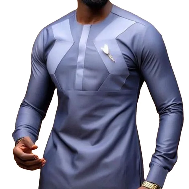 Akin Long Sleeve O-neck Plus Size Shirts
