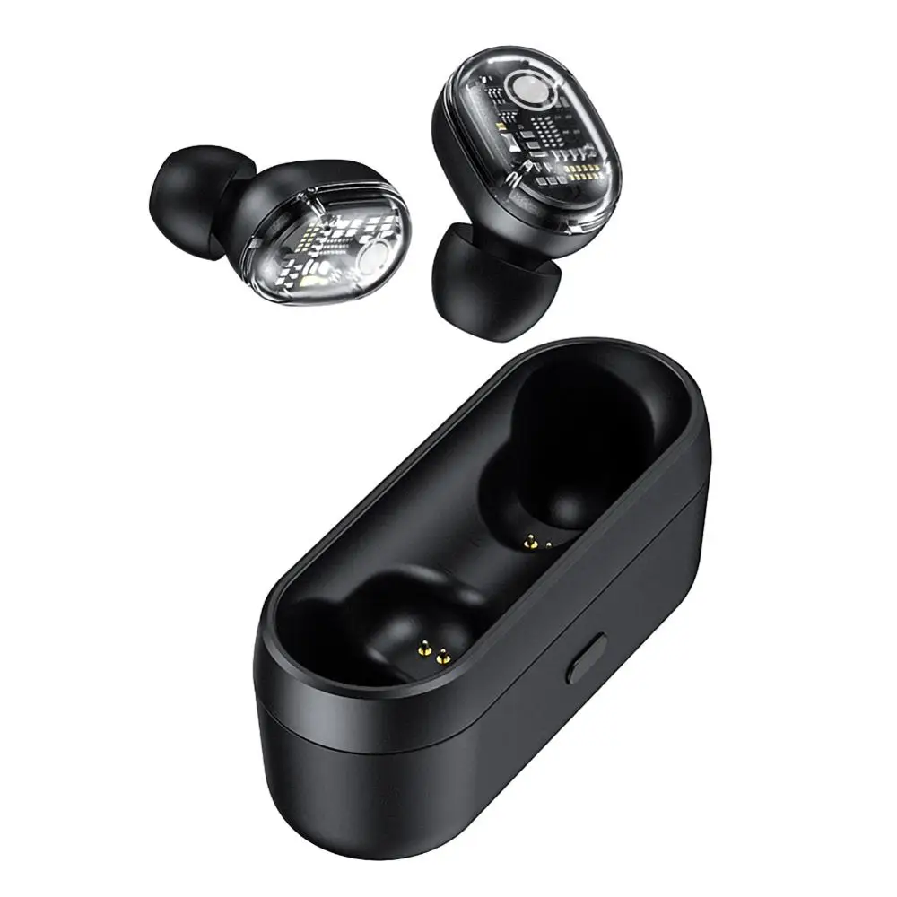 Black Спортивные Bluetooth наушники 5,0 Беспроводная 3D стерео Легкая удобная гарнитура с двойным микрофоном гарнитура для автоматического сопряжения - Цвет: Black