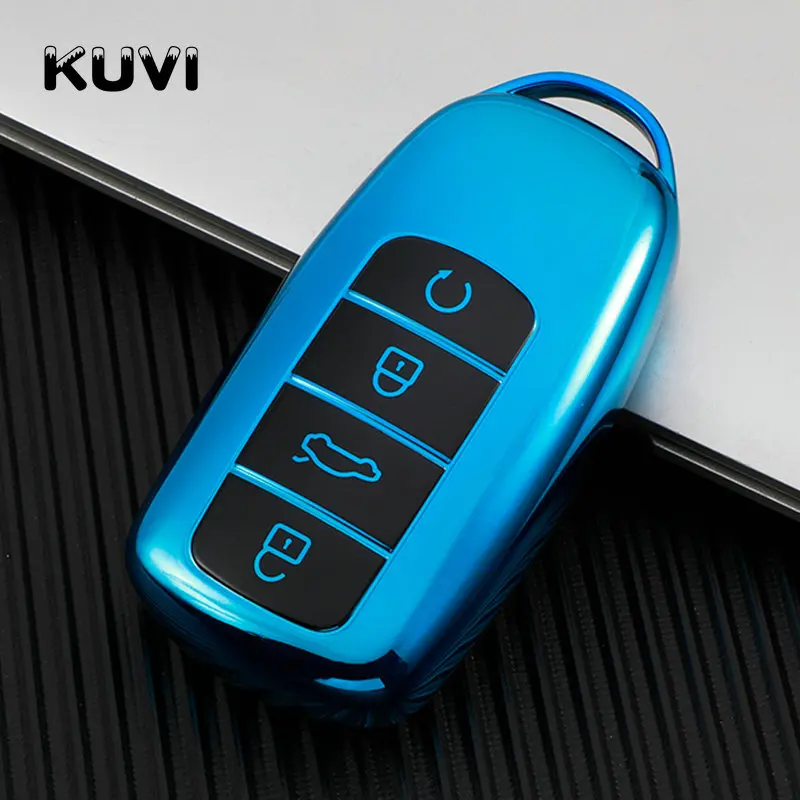 Colorful Tpu Car Key Case Full Cover For Chery Tiggo 8 Pro Tiggo 8plus New 5 Plus 7pro 4 Buttons Remote Control Protect Cover - - Racext™️ - - Racext 39