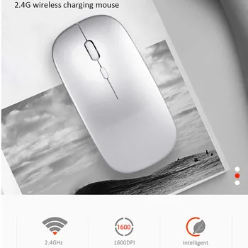 

Sec Wireless Mouse Computer Bluetooth Mouse Silent PC Mause Rechargeable Ergonomic Mouse 2.4Ghz USB Optical Mice For Laptop PC
