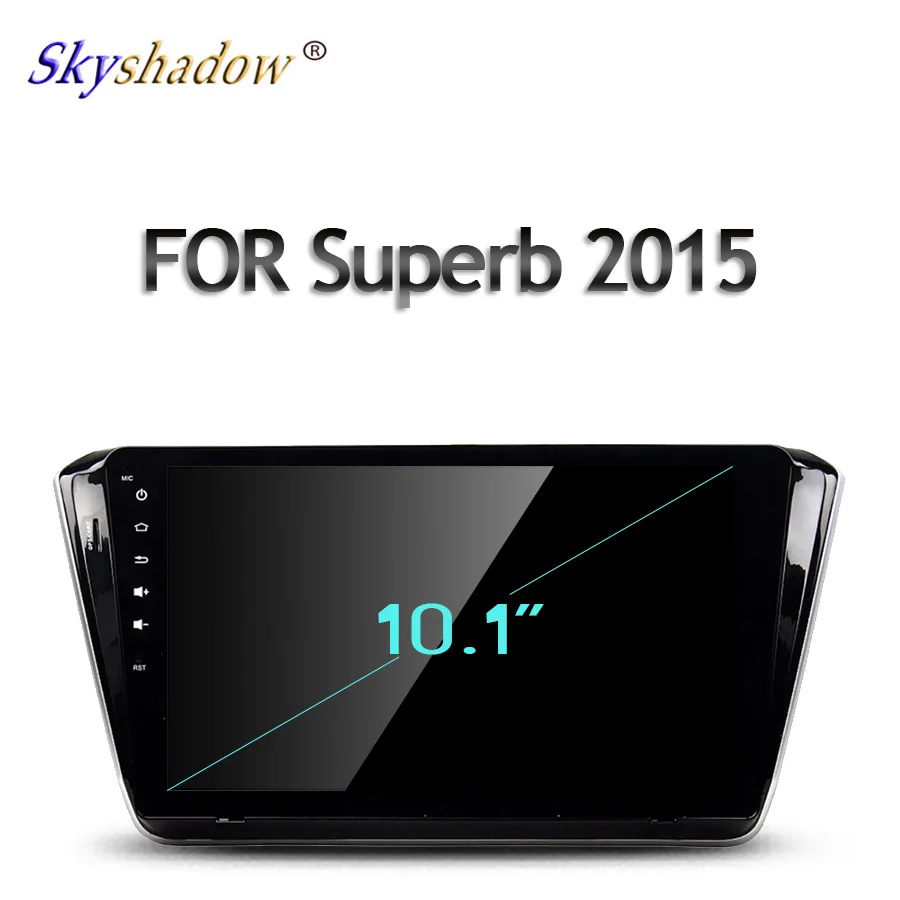 Ips 10," 1DIN Android 9,0 для Skoda Superb 64G rom автомобильный мультимедийный плеер gps ГЛОНАСС карта RDS радио wifi Bluetooth 4,2