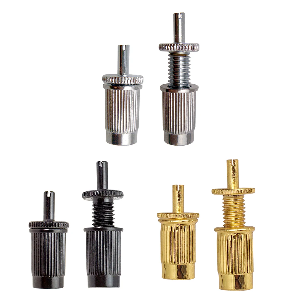 2 Pieces Electric Guitar Bridge Studs&Anchors for    Bridge Parts