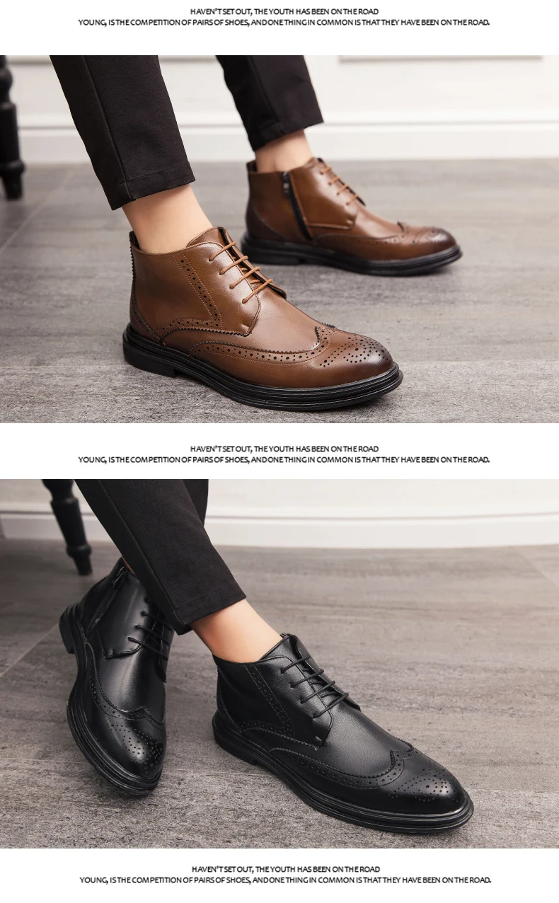 Качественные роскошные мужские ботинки новые мужские Ботильоны кожаные Мужские модельные туфли оксфорды на шнуровке официальная обувь свадебные туфли размеры 38-46