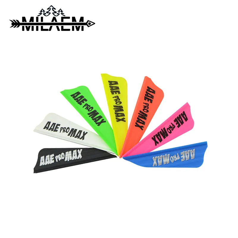 

50pcs Archery Arrow Feathers 1.75inch Rubber Feather Fletching Arrow Vanes For Carbon Wooden Arrow Shaft Shooting Accessories