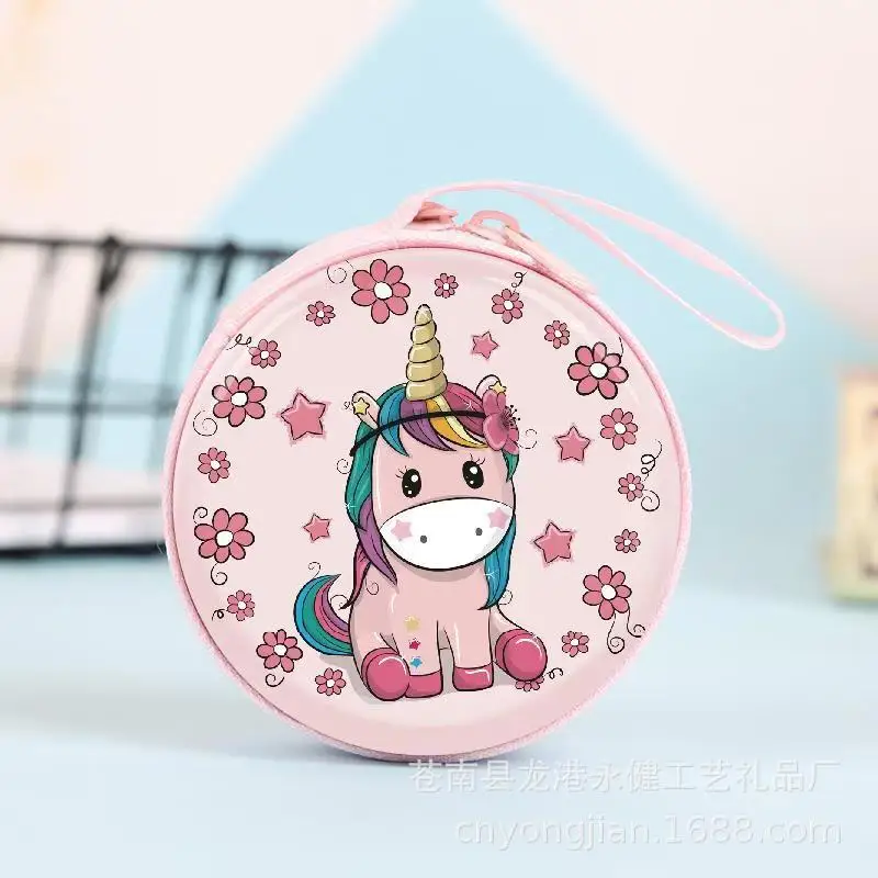 Новинка Женская мини сумка Kawaii мультяшный единорог кошелек для монет милый