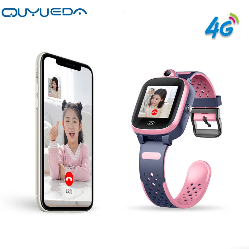 4G Children Telephone Watch Baby Anti-Lost Smart Wristwatch Tracking Device Support SOS Video Calling Waterproof Kids Locator