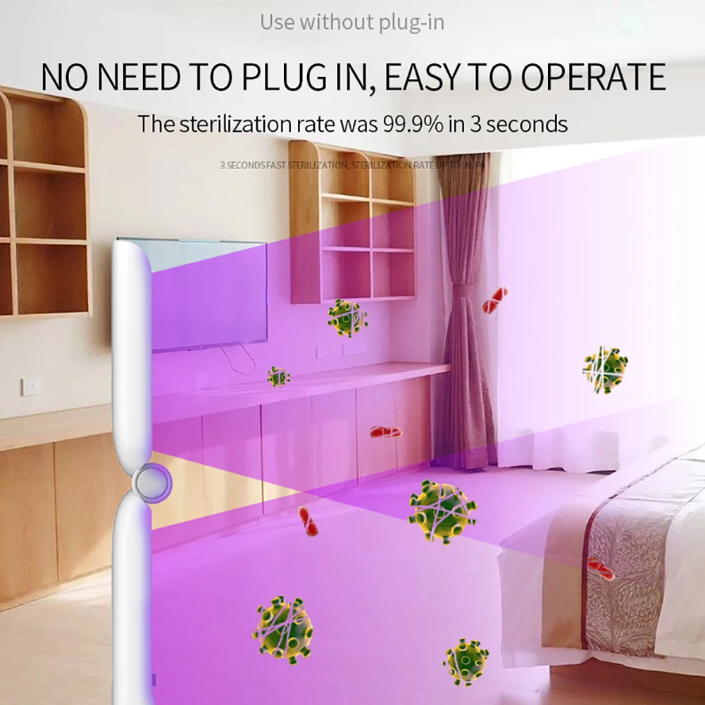 

Handheld UV Disinfection Stick Household Led Disinfection Lamp Sterilizing Lamp Bedroom Quilt Sheets Sofa Sterilize For Home
