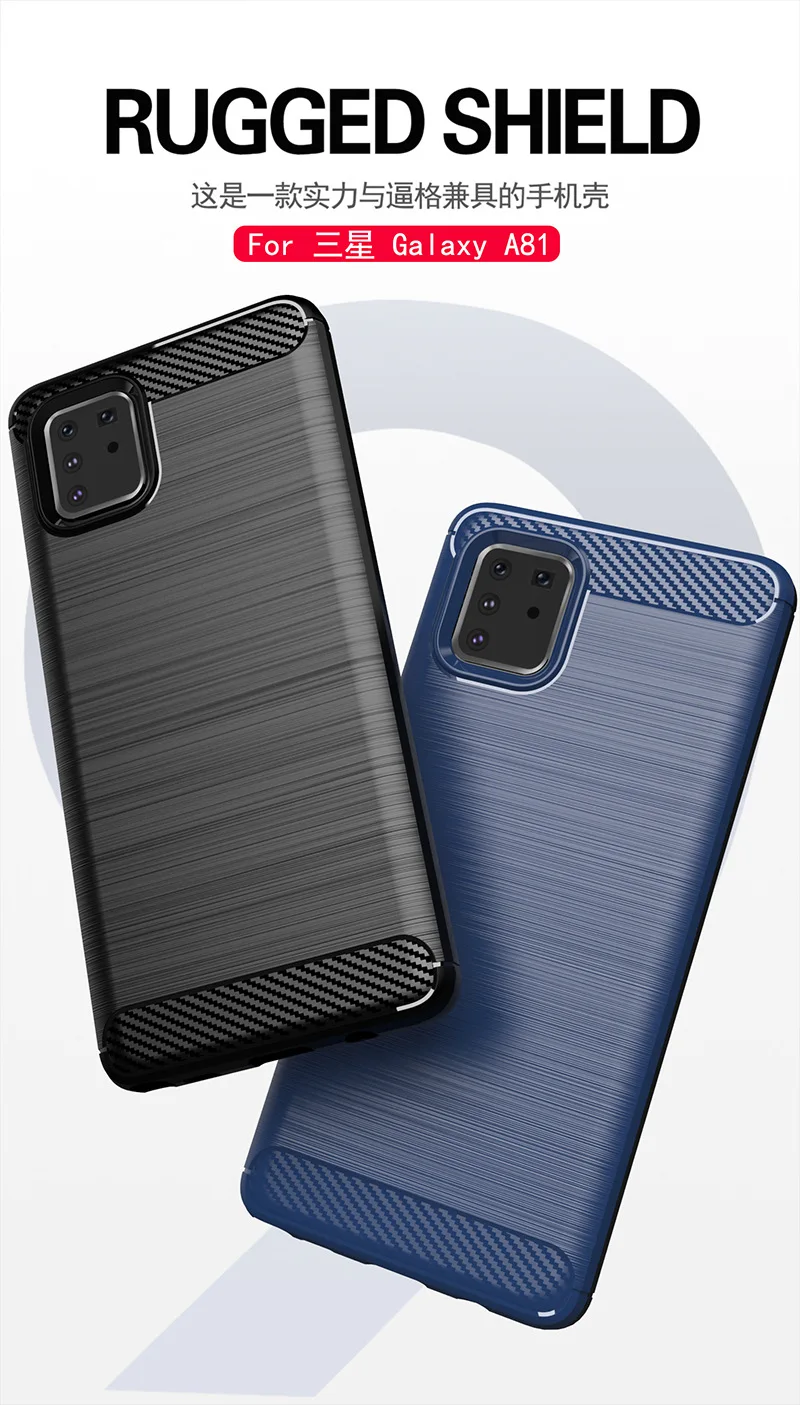 Силиконовый прочный защитный чехол для samsung Galaxy A81, мягкий чехол для Galaxy A81, защитный чехол для телефона