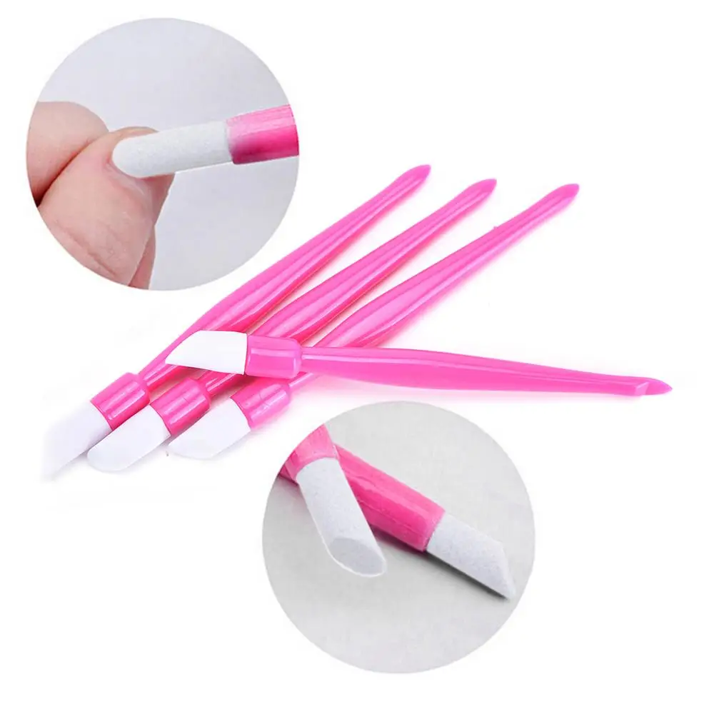 2pcs Nail File Manicure File Nail Tool Nail Pumice Stone Cuticle Pusher WonderfulNail Files