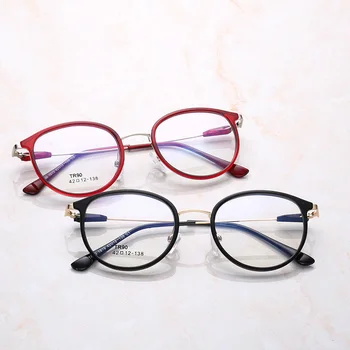 

Glasses Frame Men Women Short-sighted Round Prescription Eyewear Myopia Optical Eyeglasses Frames Brand Design Flexible TR90
