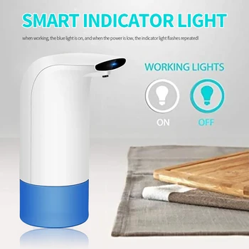 

Electric Touchless Sensor Liquid Soap Dispenser Home Bathroom Kitchen Automatic Soap Dispenser 300ml Hand Sanitizer Container