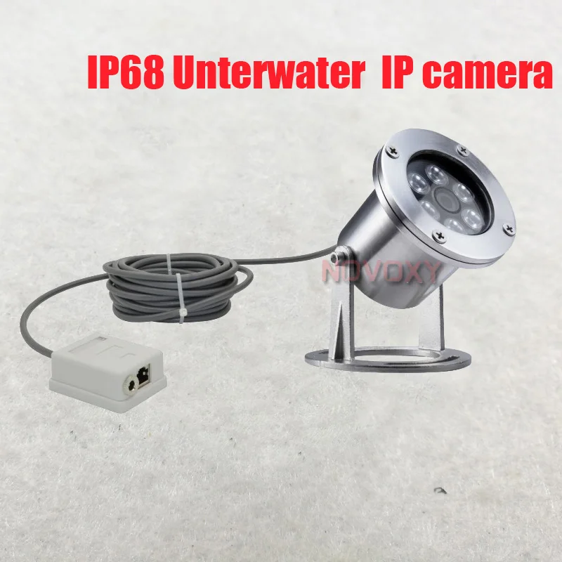 304 Stainless Steel  4mp IP68 Underwater POE IP Camera Underwater Camera Line 5M 1M  Explosion-proof