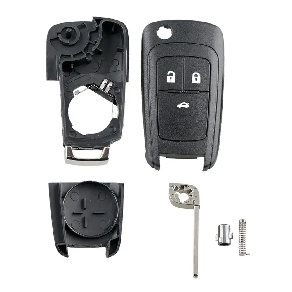 2 кнопки флип Брелок чехол для Vauxhall Opel Astra Insignia логотип A54 складной ключ Чехол протектор