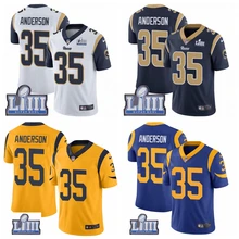 Мужская Новинка года. Высокое качество. Anderson Rams Super Bowl LIII Bound jersey