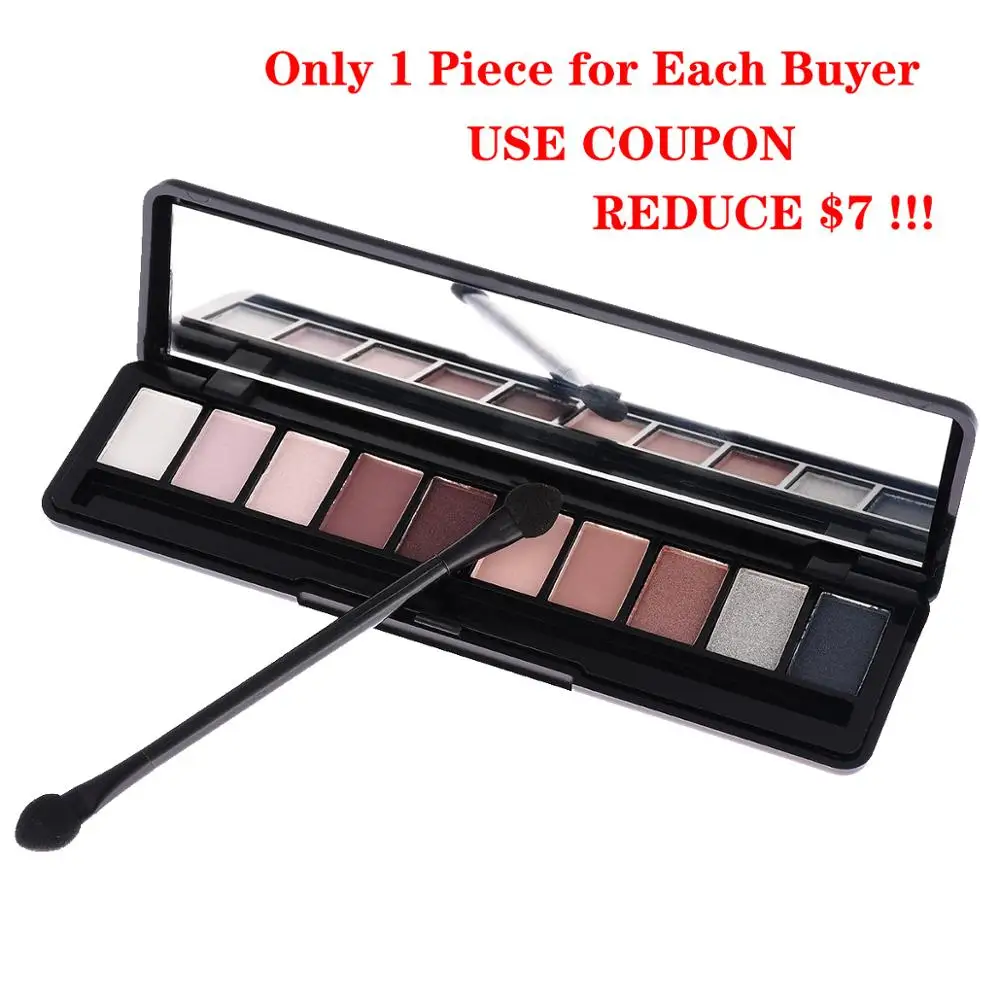 Billig Schönheit BigBang 10 Farbe Lidschatten Pallete Sombras Make Up Rosa Braun Lidschatten Schimmer Und Glanz Pigment Pulver