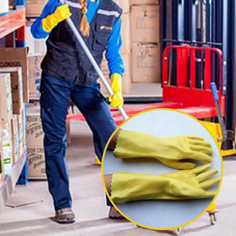 1 пара рабочих перчаток полный палец кислотостойкие рабочие перчатки ...