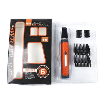 

2 in1 Multi-function Stainless Steel Hair Trimmer Beard Switchblade Razor Head To Toe Groomer