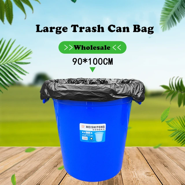 Trash Bag Big Capacity Heavy Duty Extra Large Commercial Trash Bag Garbage  Yard Black Hotel Market Trash Bags Kitchen Waste Bag - AliExpress