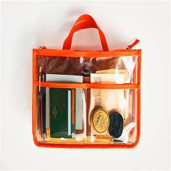 

Large Waterproof Transparent PVC Cosmetic Bag Women Make Up Case Travel Zipper Makeup Beauty Wash Organizer Toiletry Storage Kit