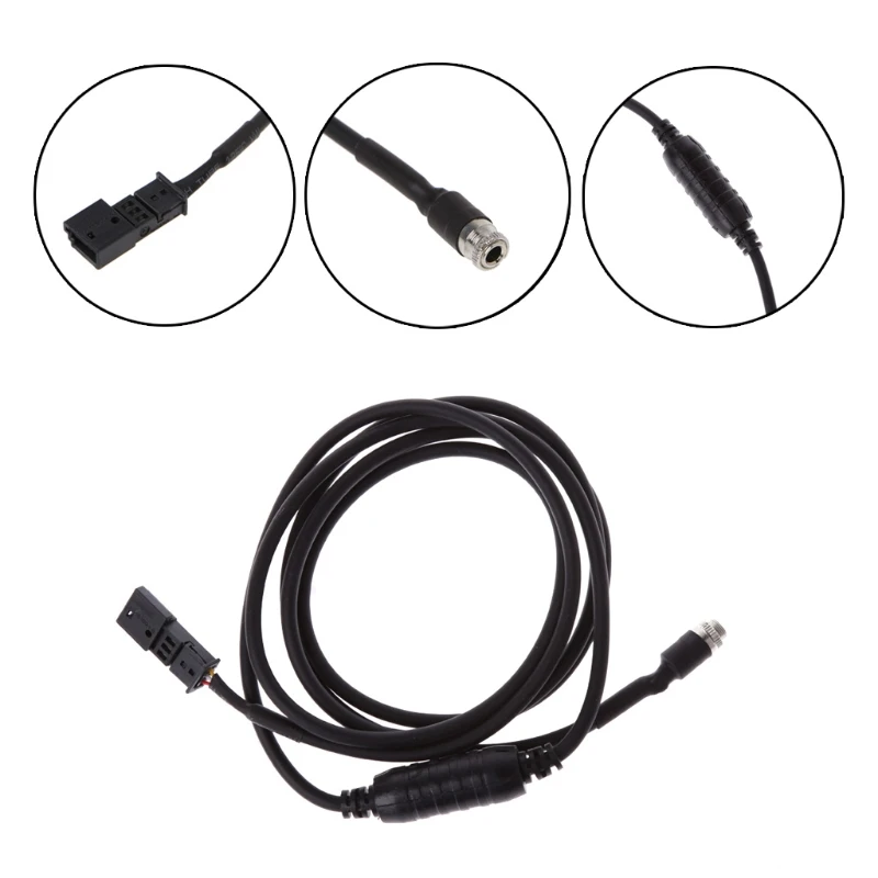 AUX Input Adapter Female 3 pin Cable for bmw E39 E53 E46 X5 BM54 16:9  |Cables, Adapters & Sockets| - AliExpress